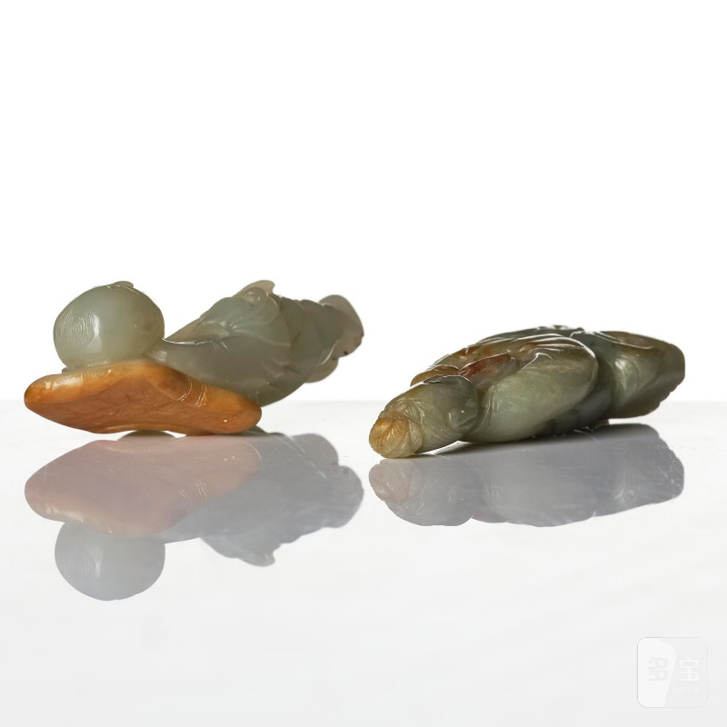 Two jade sculptures, - 图6